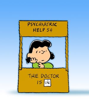 Psychiatrist 5 cents - Lucy Van Pelt