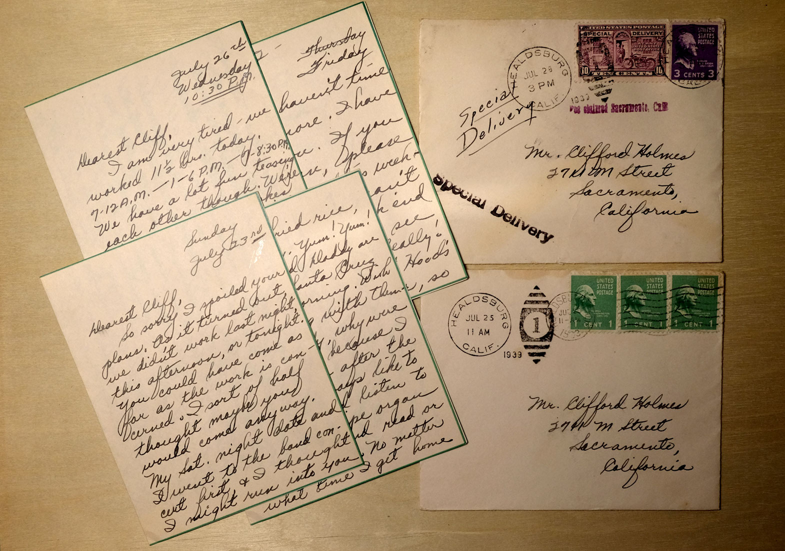 Letters from Mary to Cliff