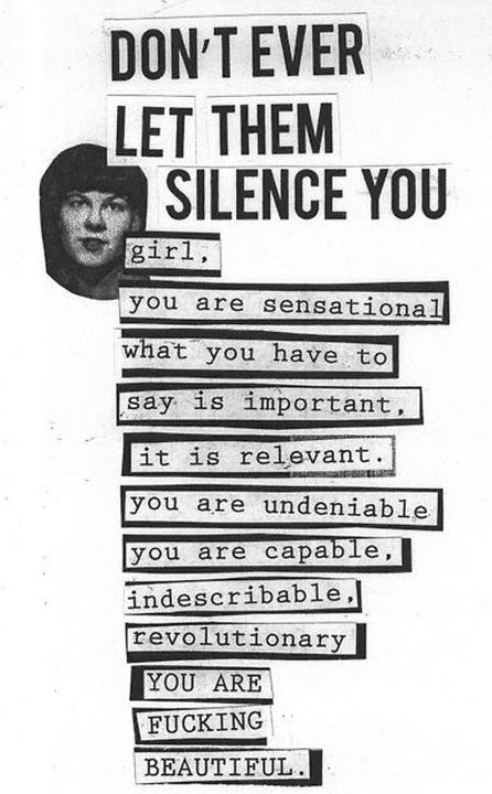 Riot Grrrl You Are Fucking Beautiful