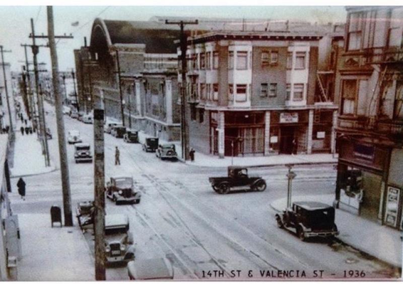 My studio in the Mission District - 80 years before I lived there